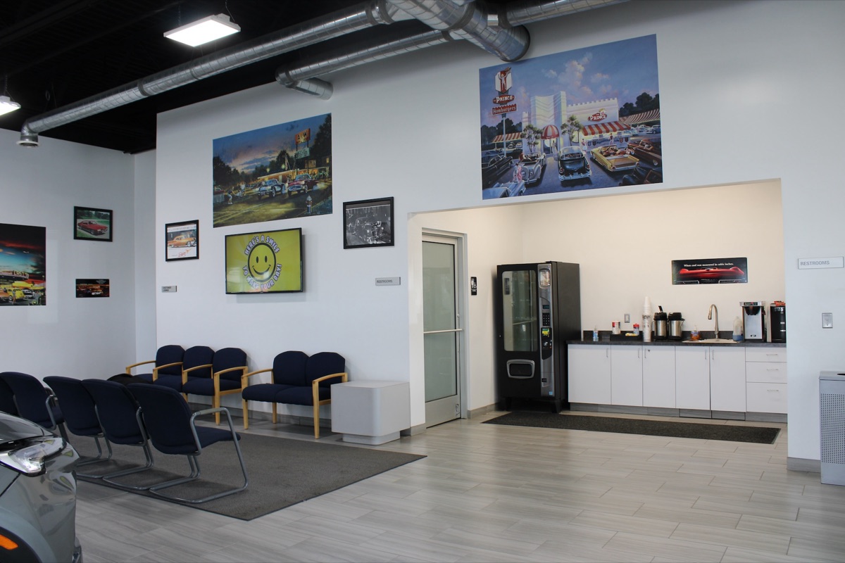 Taylor Body Shop waiting room